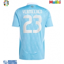 Belgija Arthur Vermeeren #23 Gostujuci Dres EP 2024 Kratak Rukav